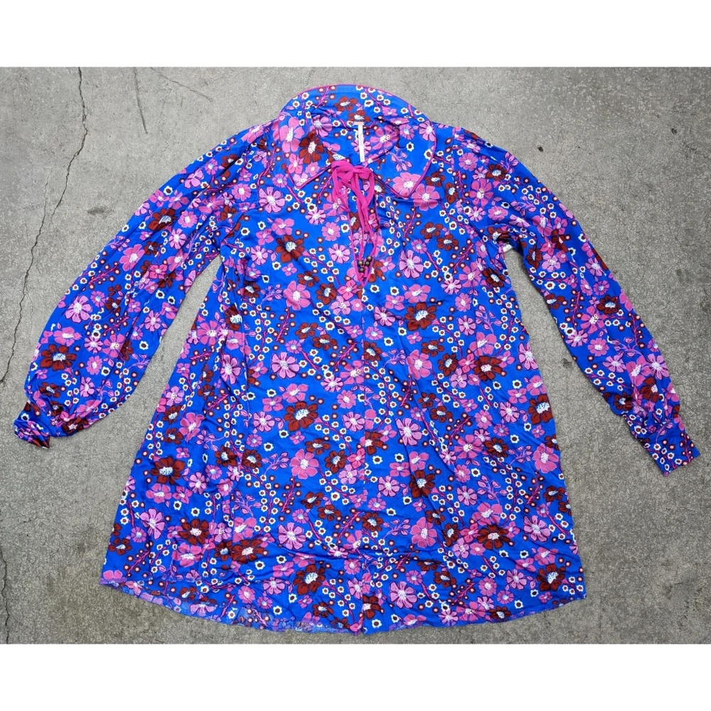 Free People Daisy Jane Floral Shift Dress - Picture 2 of 16